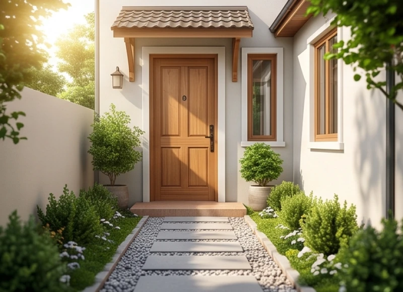 Tuổi Dần hợp hướng nào: Bảng tra cát hung chi tiết từng năm 8 Một lối đi phụ bằng gỗ bên hông nhà giúp đón luồng sinh khí mới và chặn đứng tà khí
