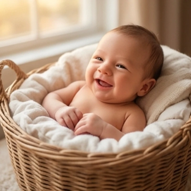 Mơ Thấy Đẻ Em Bé: Giải Mã Điềm Báo Chi Tiết & Sổ Mơ Tài Lộc 3 Trẻ sơ sinh nam đang nhoẻn miệng cười tươi tắn với ánh mắt lanh lợi và tràn đầy sức sống