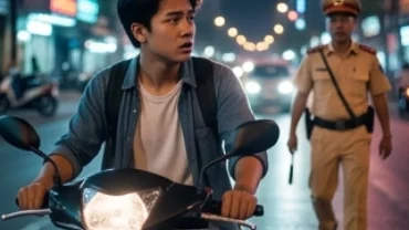 Người thanh niên vô cùng lo âu khi mơ đi xe máy bị công an bắt giữ giữa phố phường
