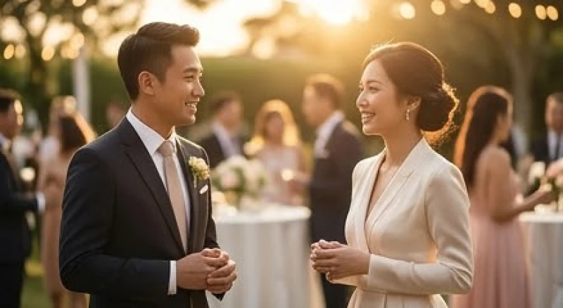 Không khí cởi mở và vui vẻ tại lễ cưới của một người đồng nghiệp báo hiệu lộ trình thăng tiến thuận lợi