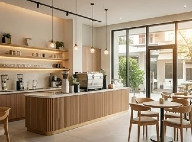 Không gian quán cafe hiện đại phản ánh mô hình kinh doanh bán lẻ thành công của nhóm hợp tuổi