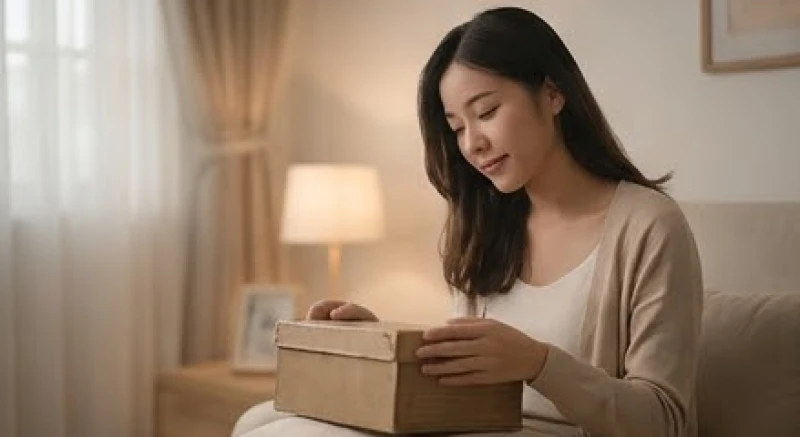 Cô gái dọn dẹp những kỷ vật cũ để hướng tới tương lai tốt đẹp hơn trong tình cảm hiện tại