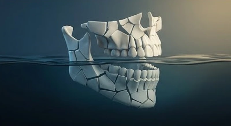 Mơ thấy rụng hết răng: Giải mã điềm rụng sạch hàm & con số 4 Biểu đồ nghệ thuật phân chia hàm trên và hàm dưới thể hiện những khía cạnh khác biệt của cuộc sống