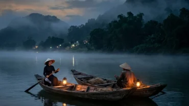 Hình ảnh minh họa điềm báo và sự chuyển hóa năng lượng khi nằm mơ thấy 2 xác chết trong văn hóa phong thủy Á Đông