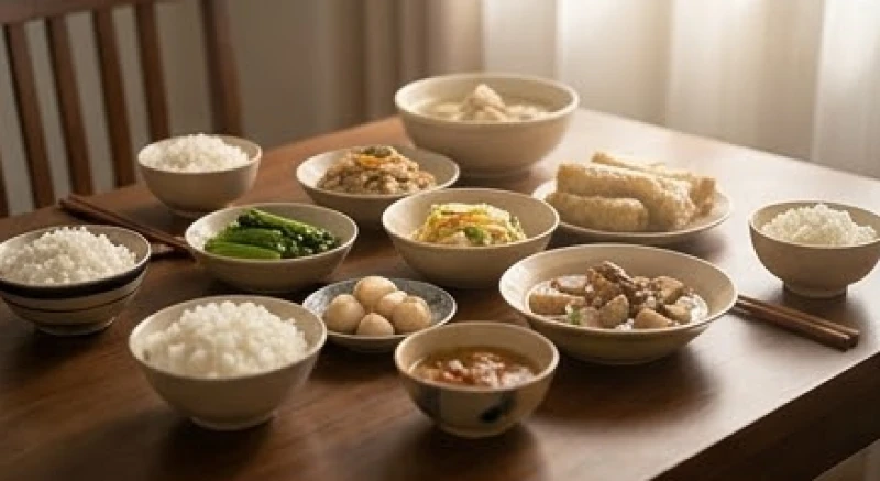 Mơ thấy nói chuyện với người đã chết: Điềm báo và con số may mắn 1 Bữa cơm gia đình ấm cúng gợi nhớ những kỷ niệm sinh hoạt đời thường xuất hiện trong giấc mơ