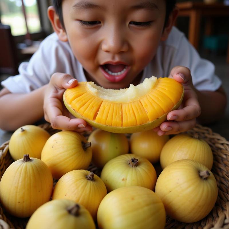 Mơ thấy ăn cùi nhãn