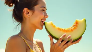 Mơ thấy ăn dưa lưới chín