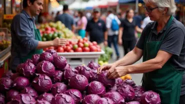 Mơ thấy bán cải đỏ chợ đông