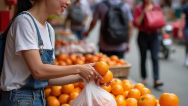 Mơ thấy bán cam cho khách