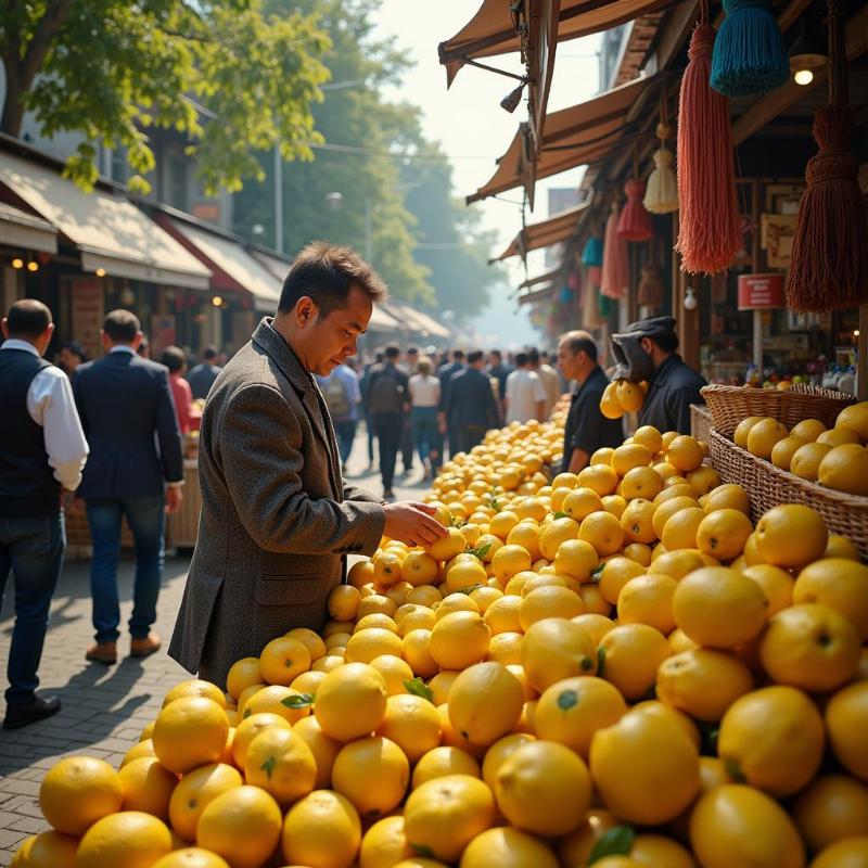 Mơ thấy bán chanh cho đông khách