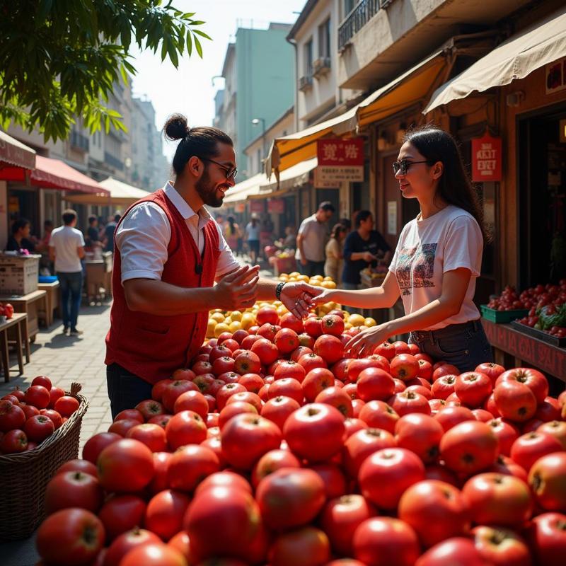 Mơ thấy bán gấc chín đỏ