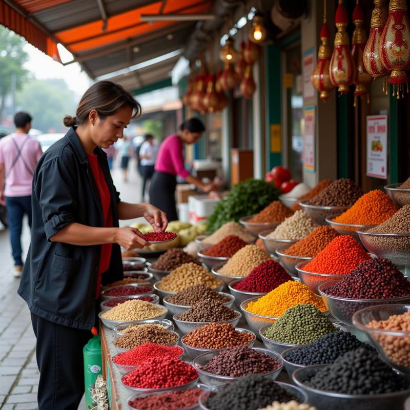 Mơ thấy bán hạt tiêu ở chợ: Ý nghĩa và con số may mắn