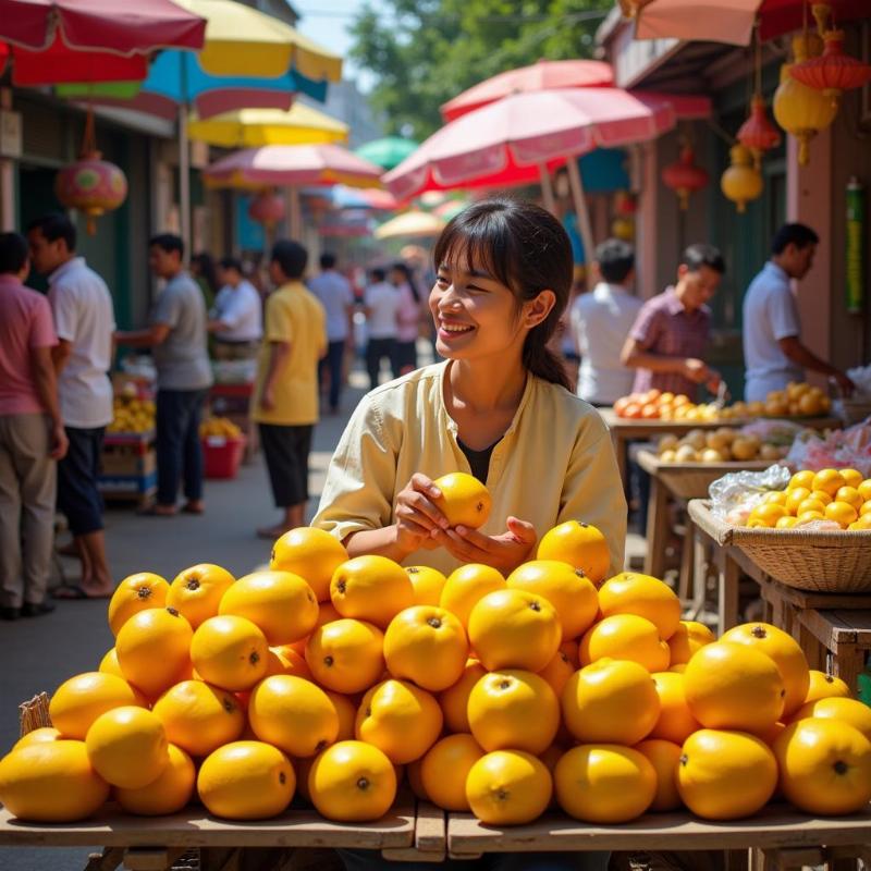 Mơ thấy bán khế chín vàng