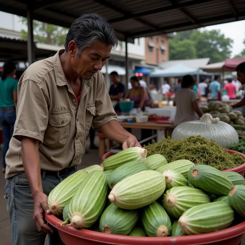 Mơ thấy bán khoai sọ ế khách