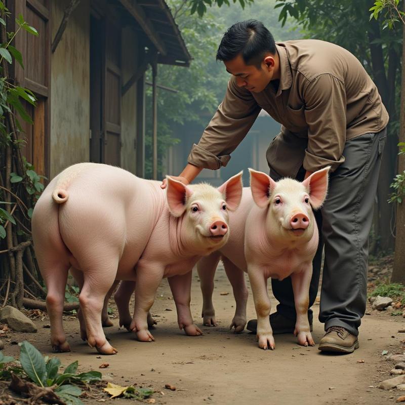 Mơ thấy bán lợn không ai mua