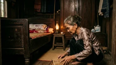 Hình ảnh minh họa trực quan về giấc mơ thấy bắt chuột trong không gian nhà ở truyền thống