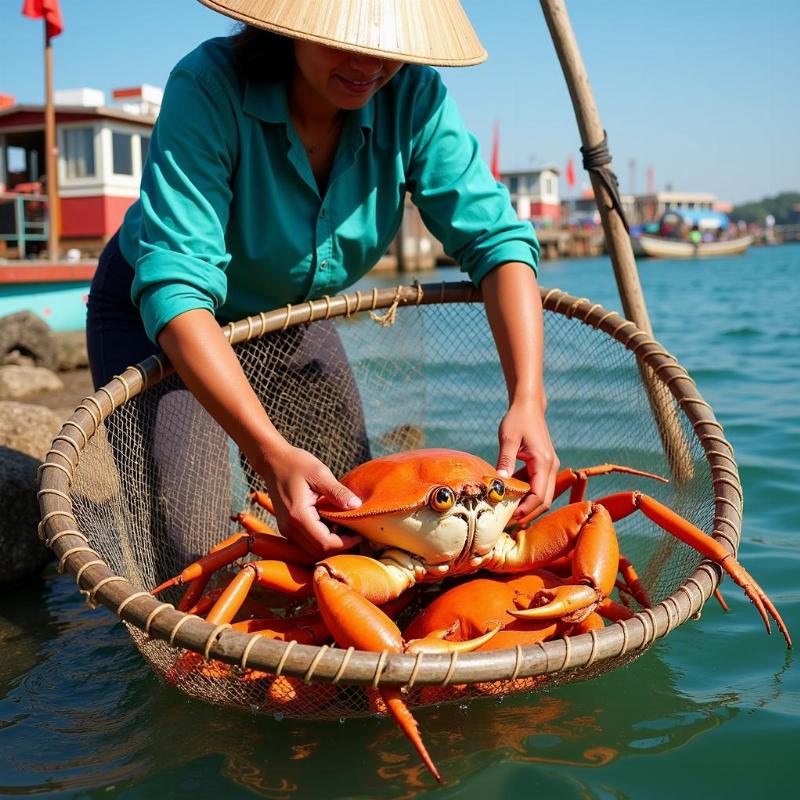 Mơ thấy bắt được cua to