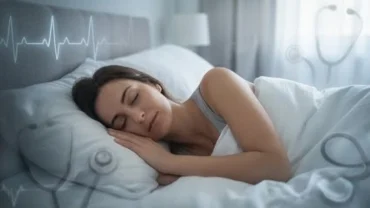 Người phụ nữ ngủ say với nét mặt bình yên phản ánh một giấc mơ thấy bệnh viện mang đến nhiều thông điệp