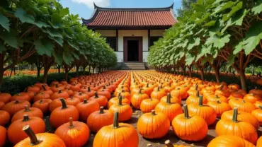 Mơ thấy bí đỏ rụng đầy vườn