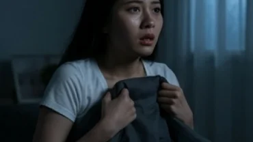 Người phụ nữ toát mồ hôi giật mình tỉnh giấc giữa đêm sau khi mơ thấy bị giết hại