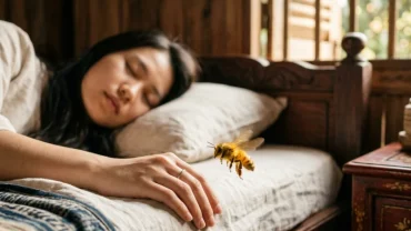 Hình không gian tĩnh lặng minh họa cho hiện tượng mơ thấy bị ong đốt giải mã điềm báo tâm linh