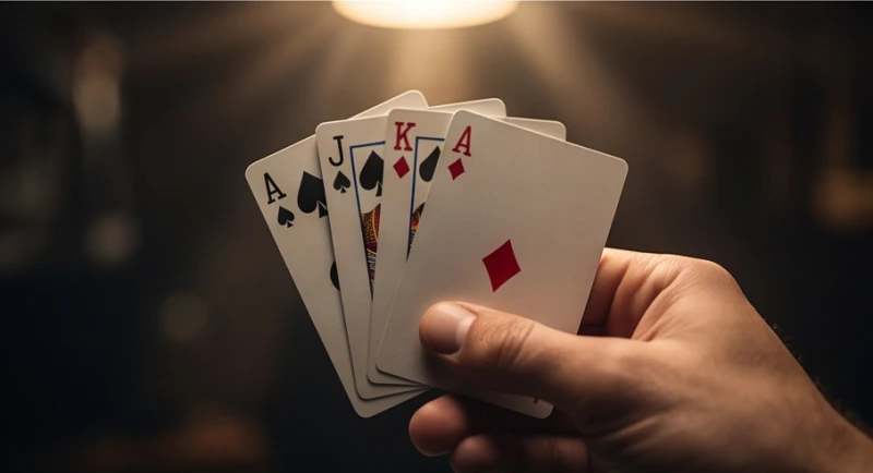Mơ thấy đánh bài: Giải mã điềm báo, con số và cách hóa giải 6 Tổ hợp bốn lá bài giống nhau trên tay người chơi tượng trưng cho quyền lực và sự may mắn tuyệt đối