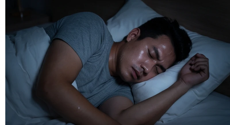 Người đàn ông toát mồ hôi hột trằn trọc khi mơ thấy bóng ma rượt đuổi