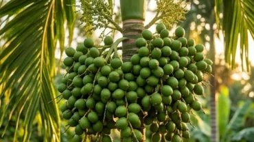 Buồng cau xanh tươi trĩu quả trong tâm thức người mơ thấy buồng cau mang lại điềm báo viên mãn