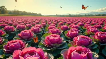 Mơ thấy cải đỏ nở hoa và ông mặt trời