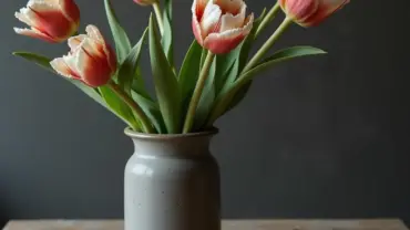 Mơ thấy cắm hoa tulip héo vào bình