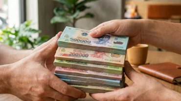 Hình ảnh minh họa chi tiết ý nghĩa điềm báo khi bạn nằm mơ thấy cầm tiền trên tay trong các bối cảnh khác nhau
