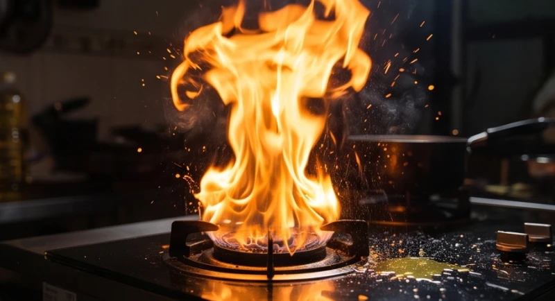 Mơ thấy lửa cháy trong bếp: Giải mã điềm báo và số tài lộc 3 Bình gas rò rỉ dẫn đến cháy nổ dữ dội tượng trưng cho tâm lý hoảng loạn và những biến động tài chính đột ngột