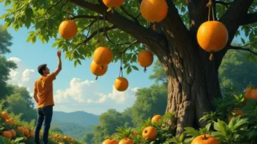 Mơ thấy cóc ngọt trong vườn