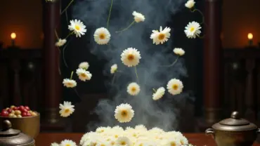 Mơ thấy cúc trắng rụng trên bàn thờ nên thắp hương