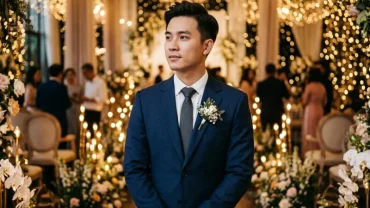 Không gian tiệc cưới ấm cúng tại Việt Nam gợi nhớ đến trải nghiệm tâm lý khi nằm mơ thấy cưới vợ
