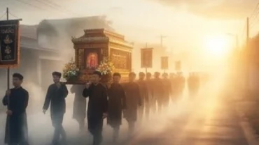 Hình ảnh giải mã điềm báo tâm linh và thông điệp tài chính khi mơ thấy đám ma trong tiềm thức