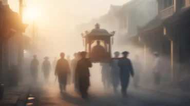 Khung cảnh tĩnh lặng đại diện cho điềm báo cát hung khi mơ thấy đám ma người lạ trong tiềm thức
