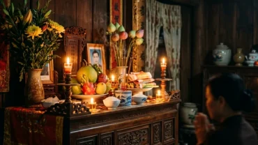 Hình ảnh minh họa điềm báo phong thủy và tâm lý học khi mơ thấy đám tang người thân đã mất trong văn hóa Việt Nam