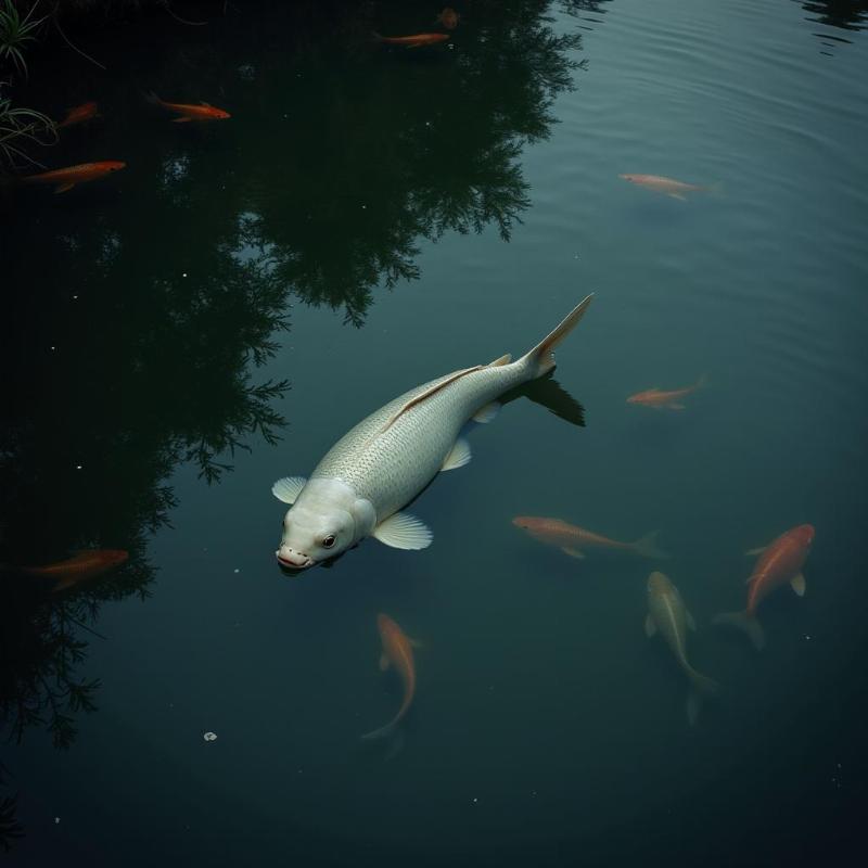 Mơ thấy đàn cá chết trong ao