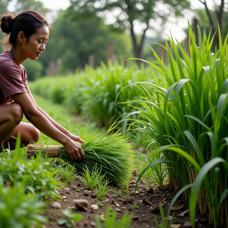 Mơ thấy đang thu hoạch sả