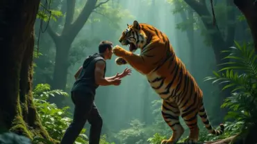 Mơ thấy đánh nhau với hổ trong rừng rậm