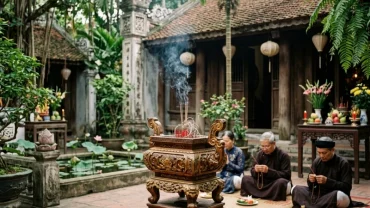 Hình ảnh thanh tịnh mang đậm nét văn hóa tâm linh giúp giải mã điềm báo khi nằm mơ thấy đi đám ma