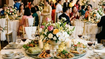 Hình ảnh minh họa giải mã ý nghĩa tâm lý và điềm báo khi mơ thấy dự đám cưới trong văn hóa Việt Nam