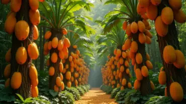 Mơ thấy đu đủ chín vàng rực rỡ