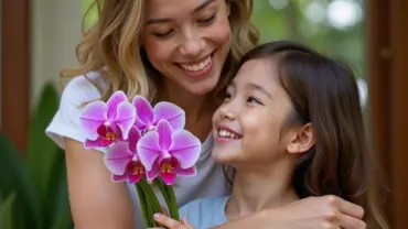 Mơ thấy được tặng hoa lan đẹp rực rỡ