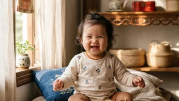 Hình ảnh nụ cười thuần khiết của trẻ nhỏ giúp bạn giải mã điềm báo khi mơ thấy em bé cười mang lại năng lượng tích cực