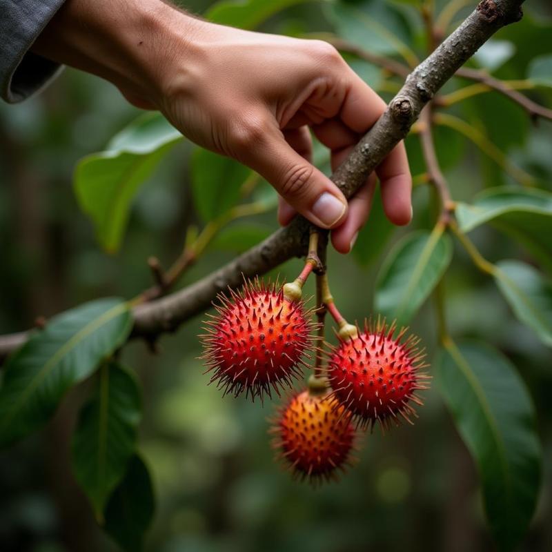 Mơ thấy hái chôm chôm