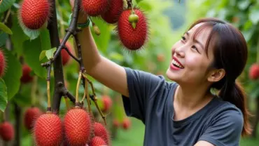 Mơ thấy hái chôm chôm chín
