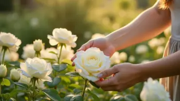 Mơ thấy hái hoa hồng trắng