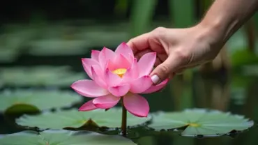 Mơ thấy hái hoa sen hồng